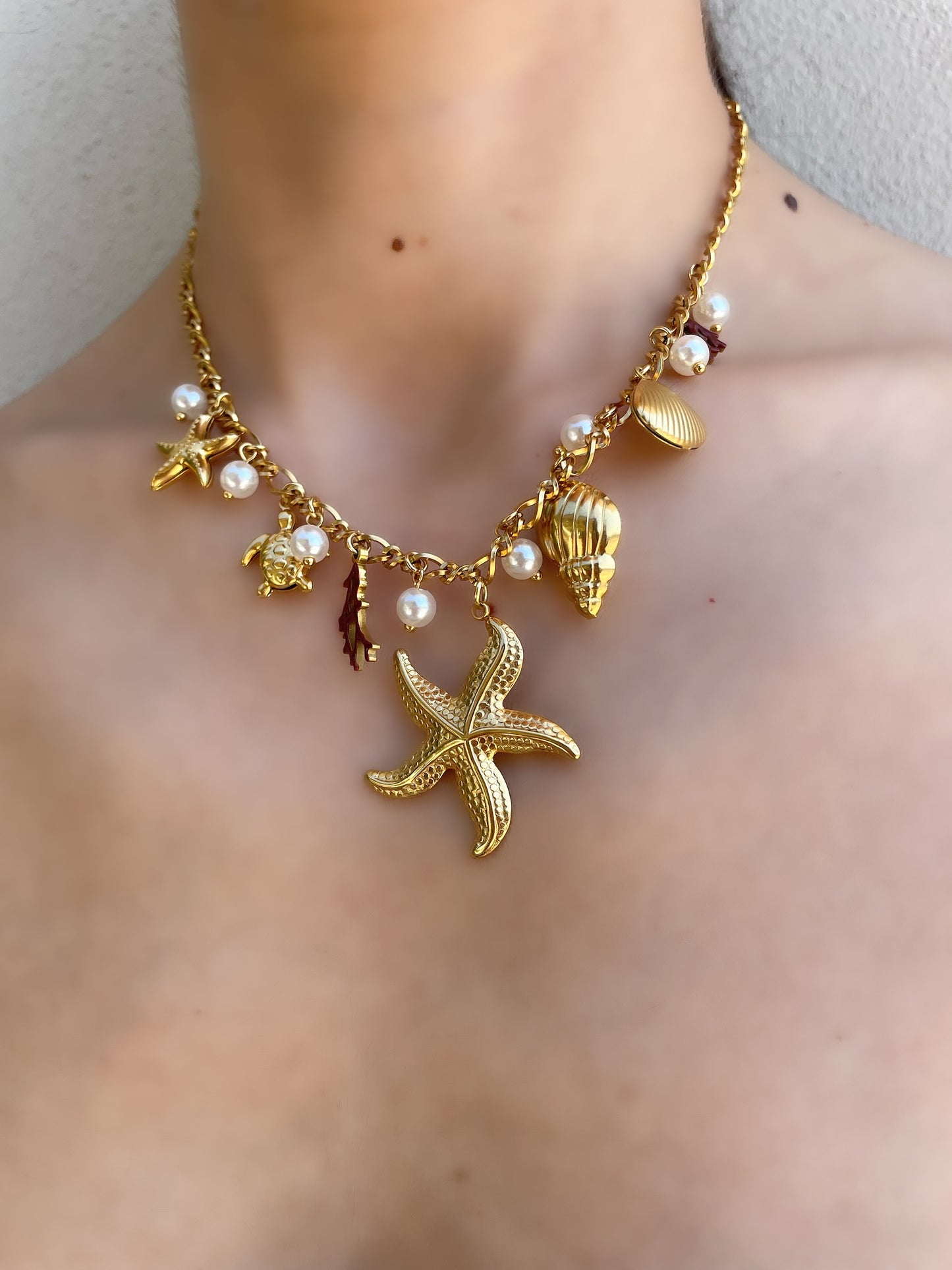 Collana ciondoli mare