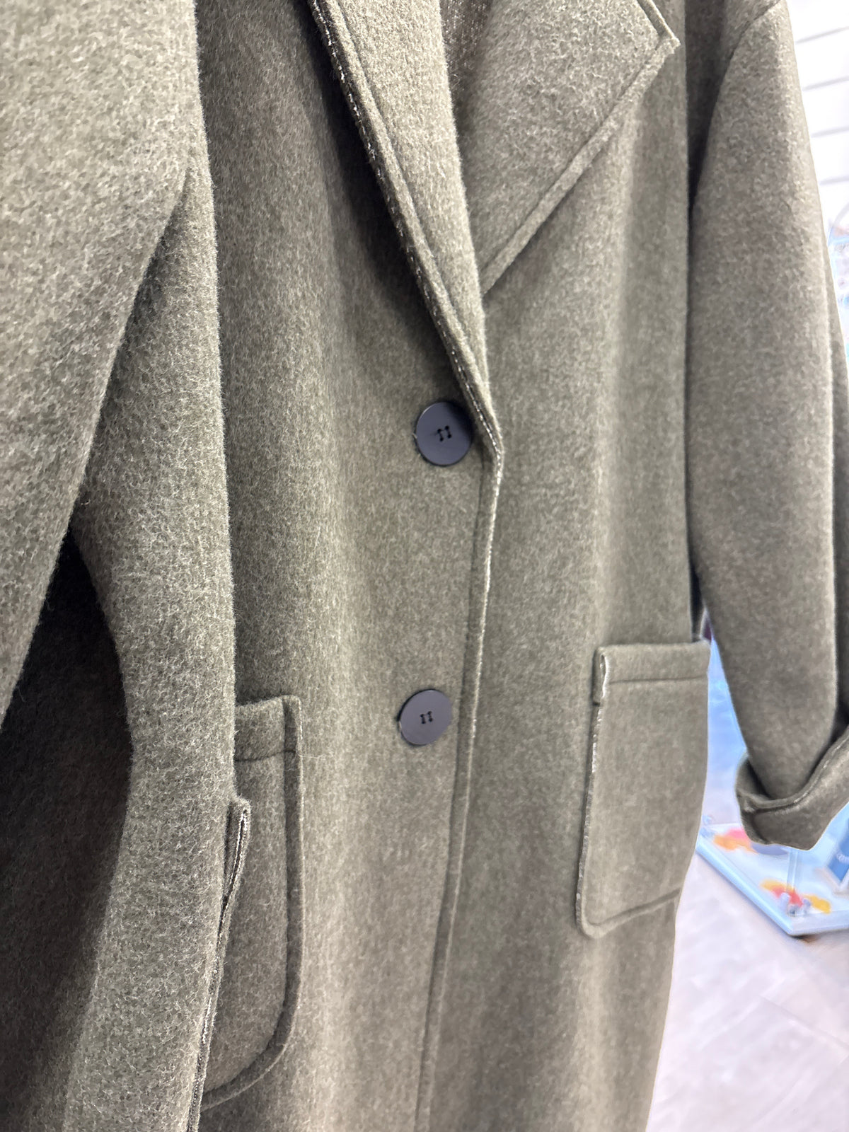 Cappotto curvy lana