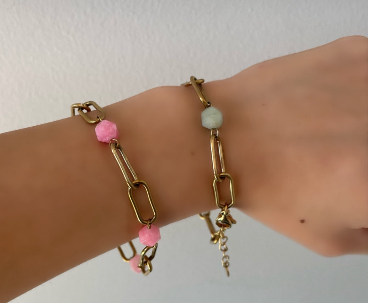 Bracciale pietra vulcanica