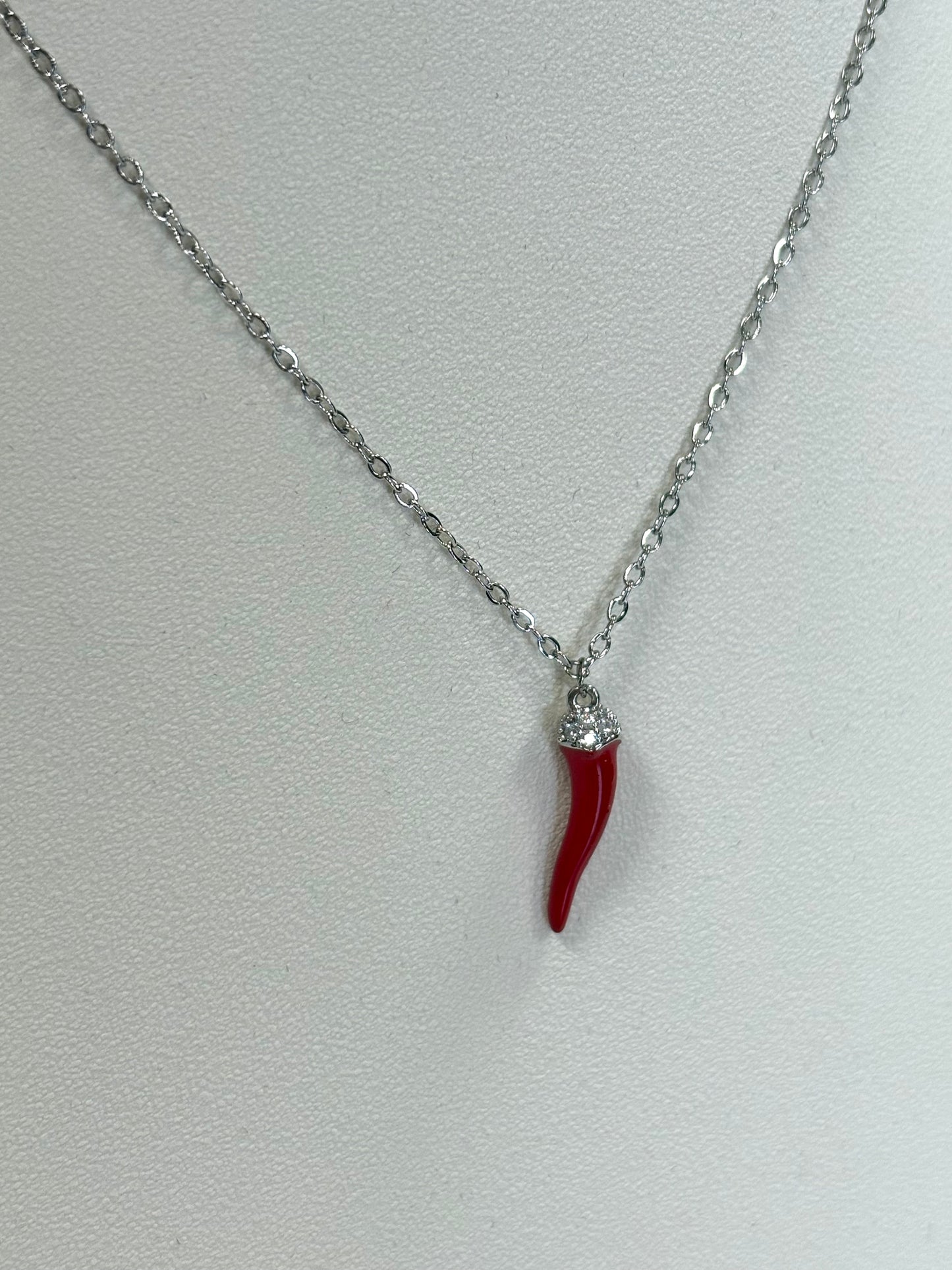 Collana corno porta fortuna