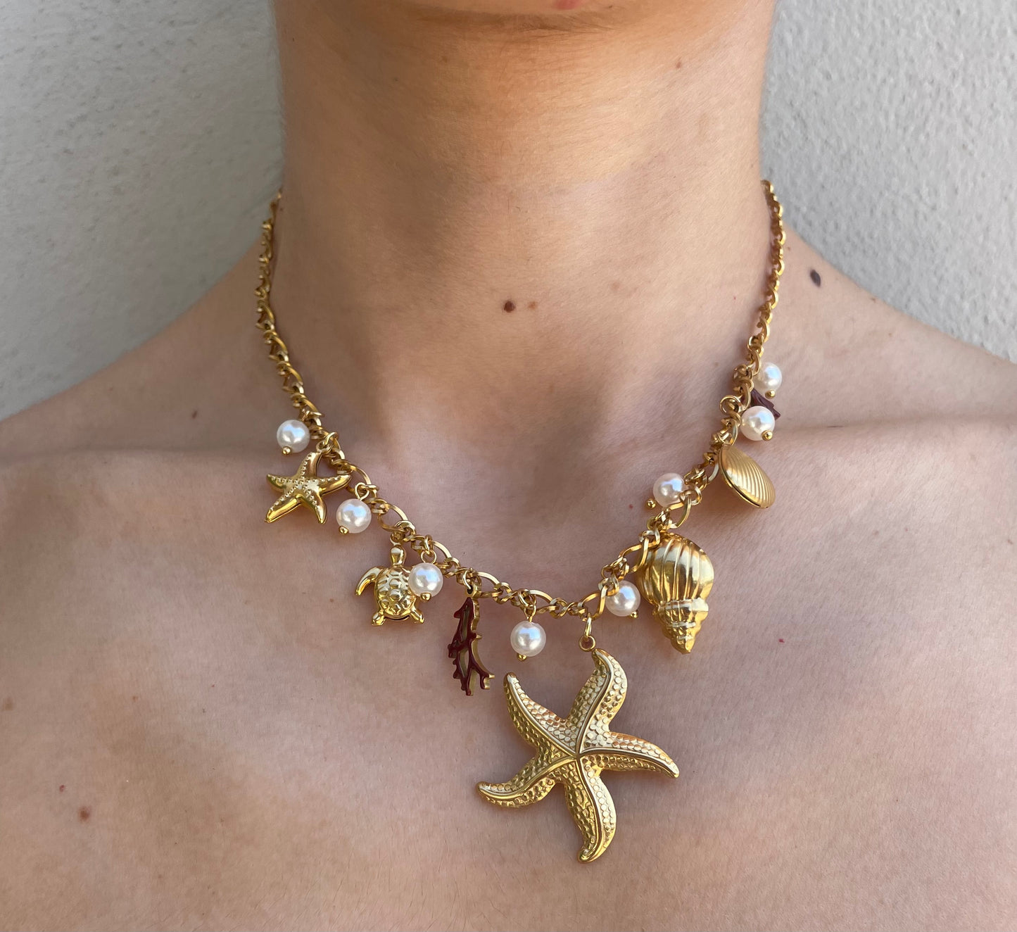 Collana ciondoli mare