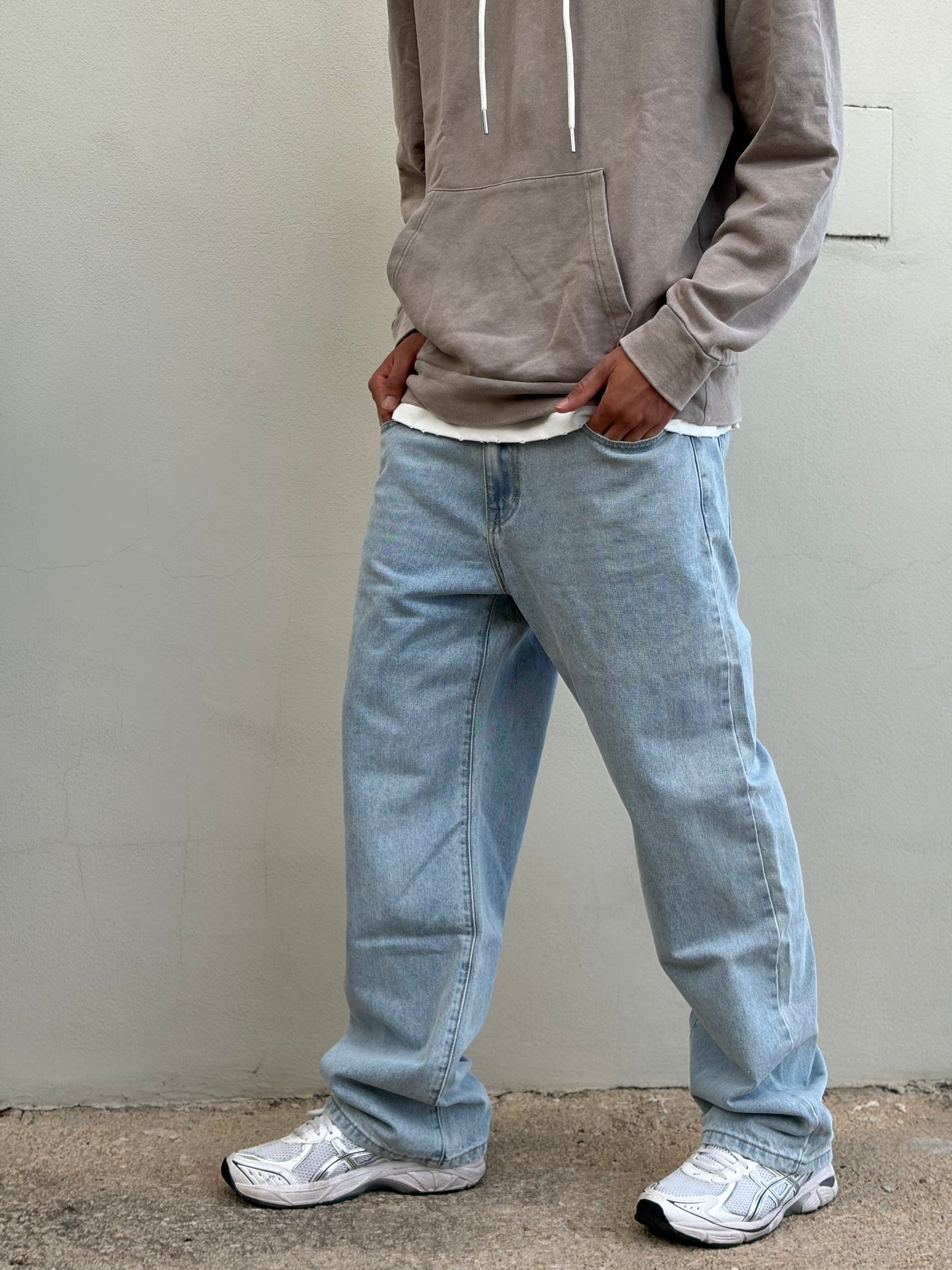 Jeans palazzo over