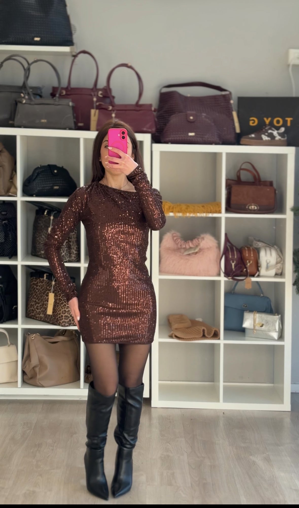 Vestito Kim paillettes