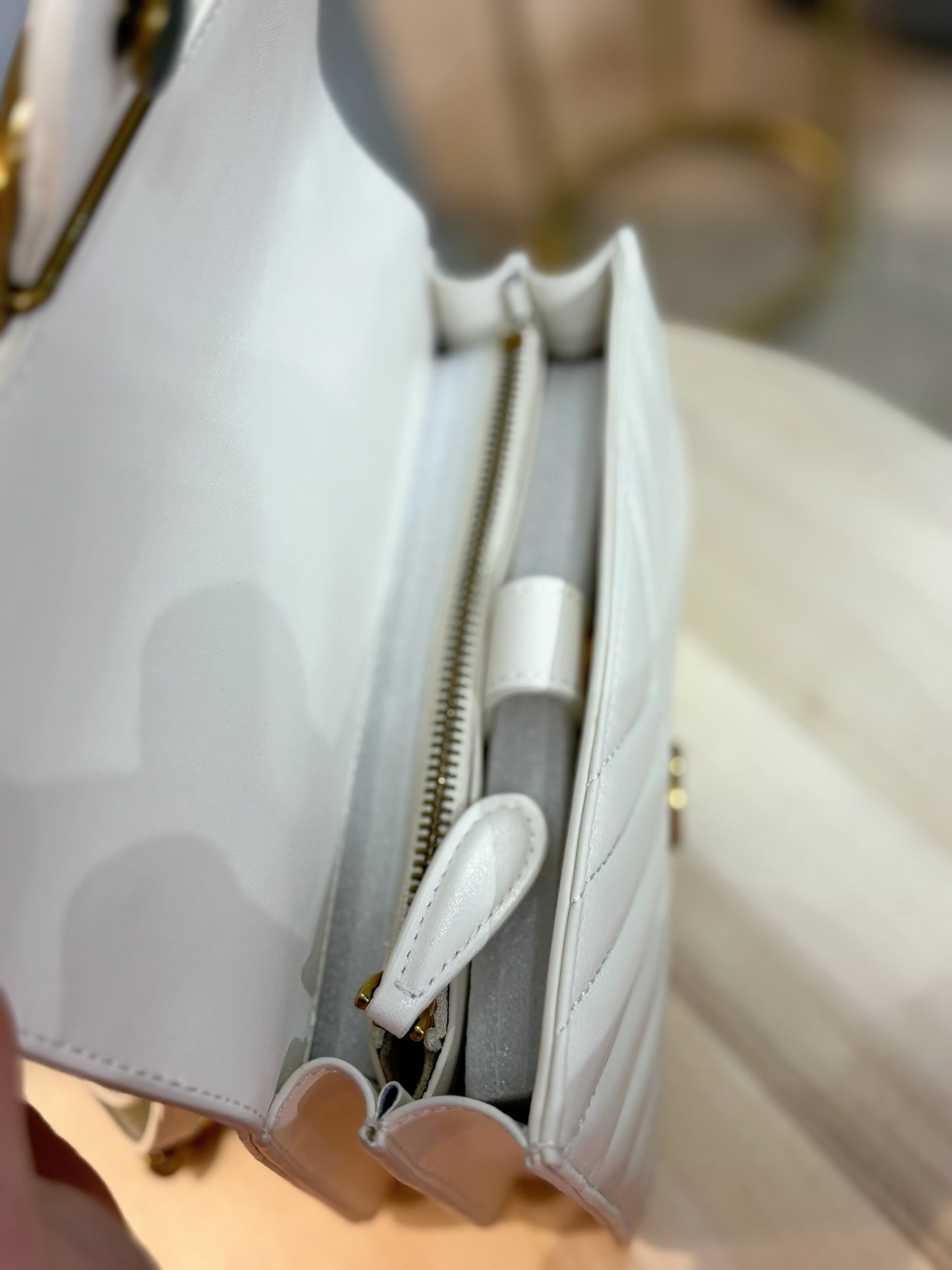 Pinko Love One Mini Dc Sheep Nappa Chevron, Borsa Donna, Taglia Unica