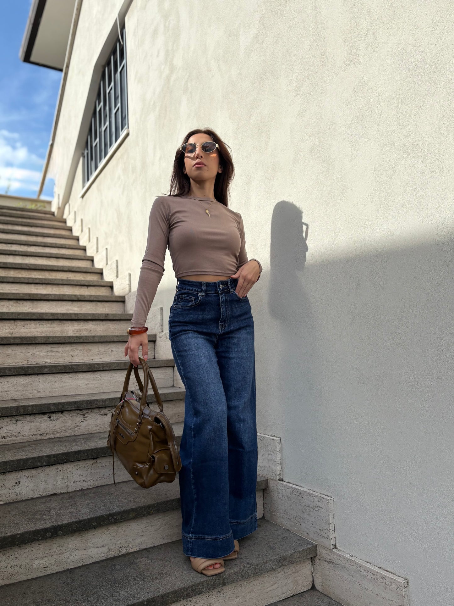 Jeans wide leg