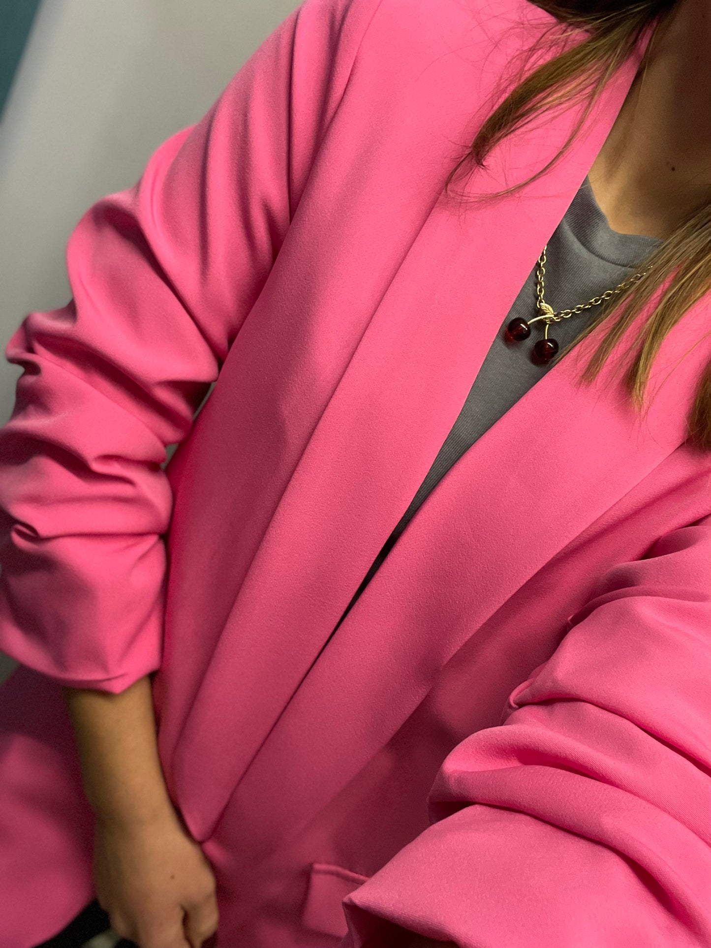 Blazer rosa barbie