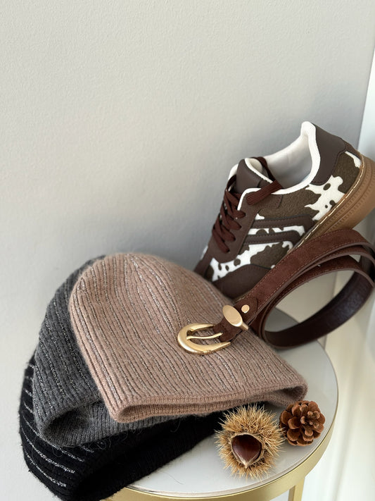 Cappello a righe con brillanti