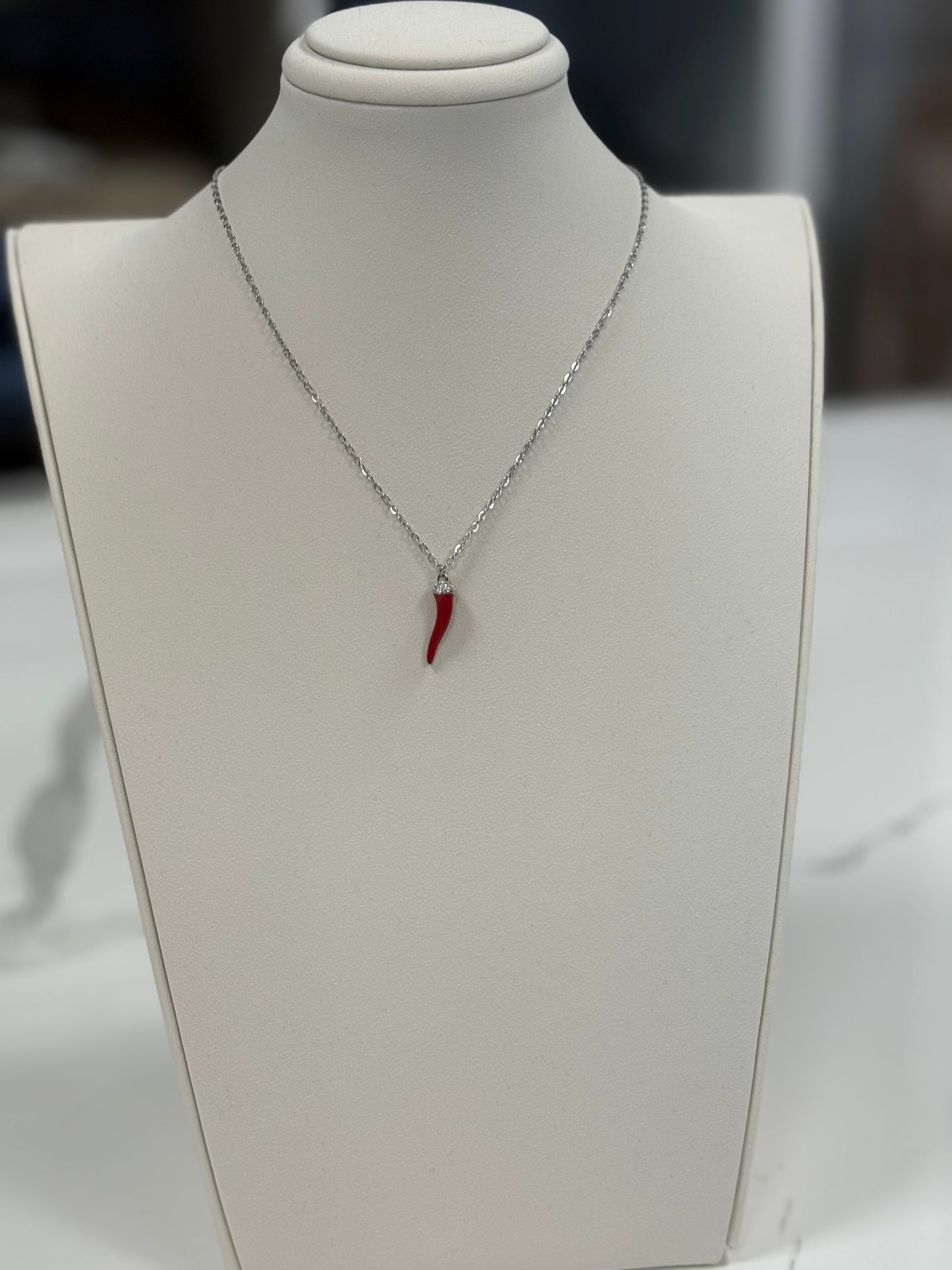Collana corno porta fortuna