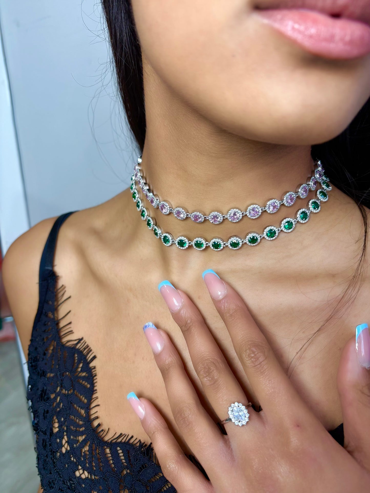 Collana sfera preziosa 1