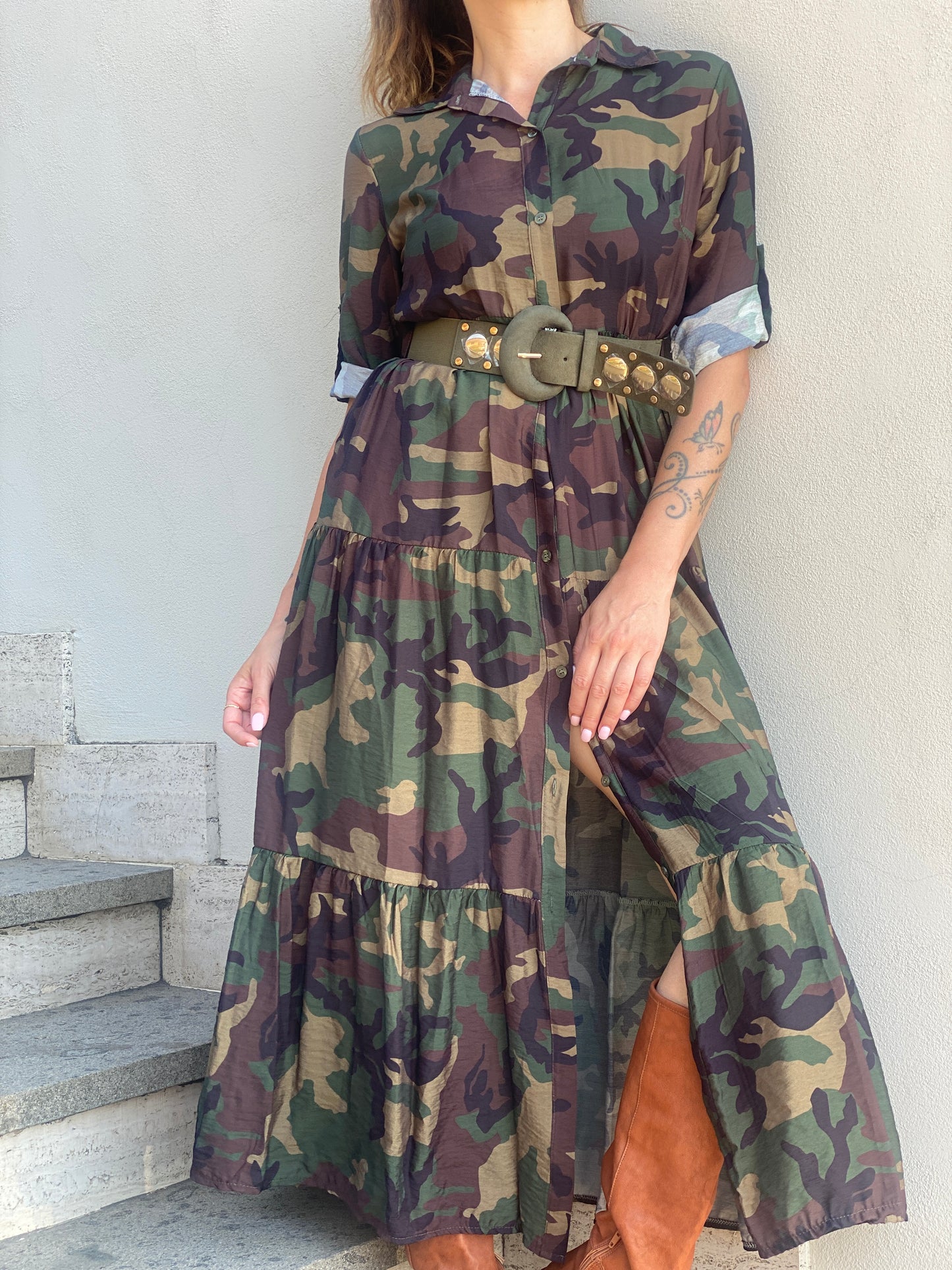 Vestito verde militare