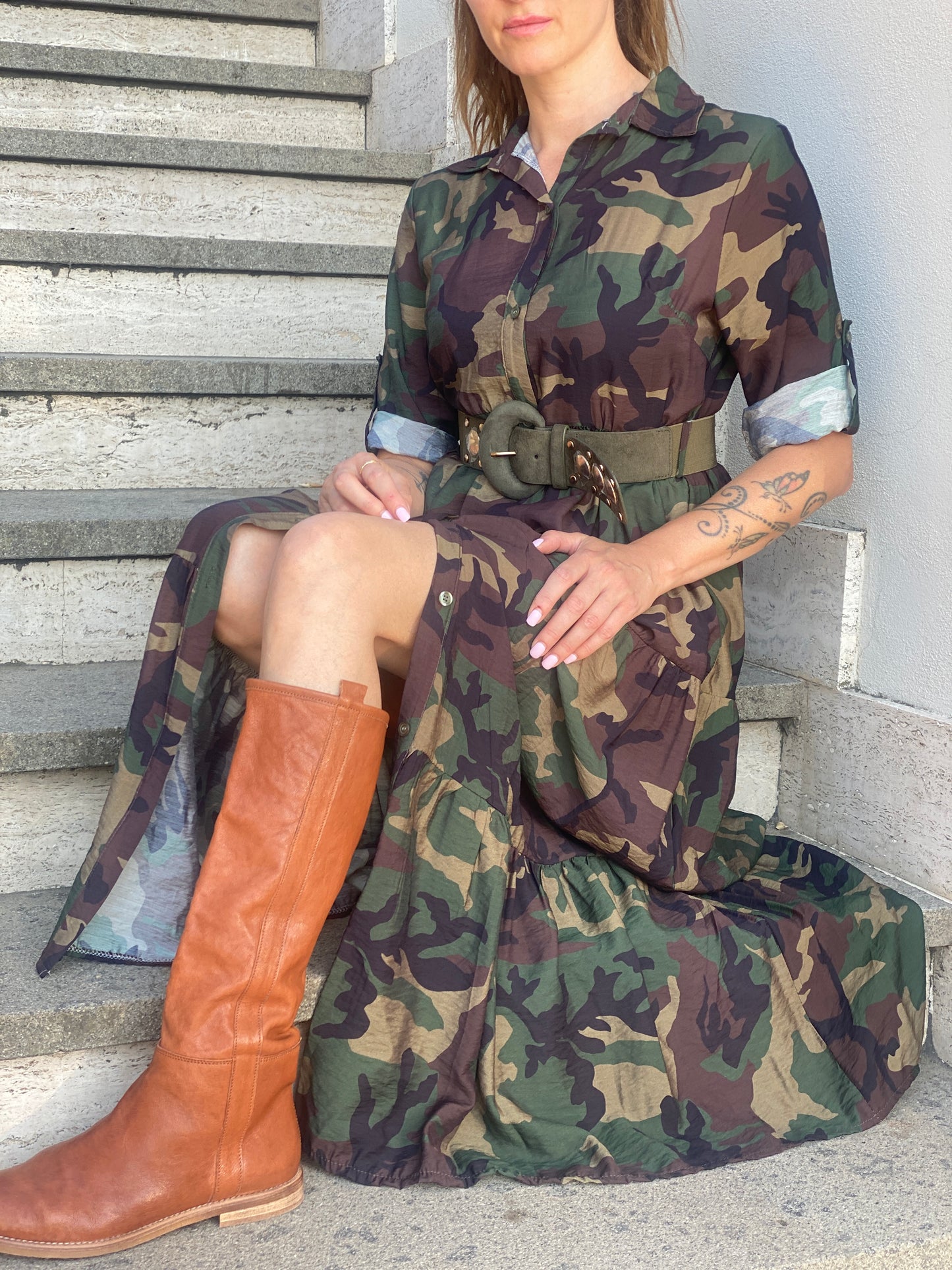 Vestito verde militare