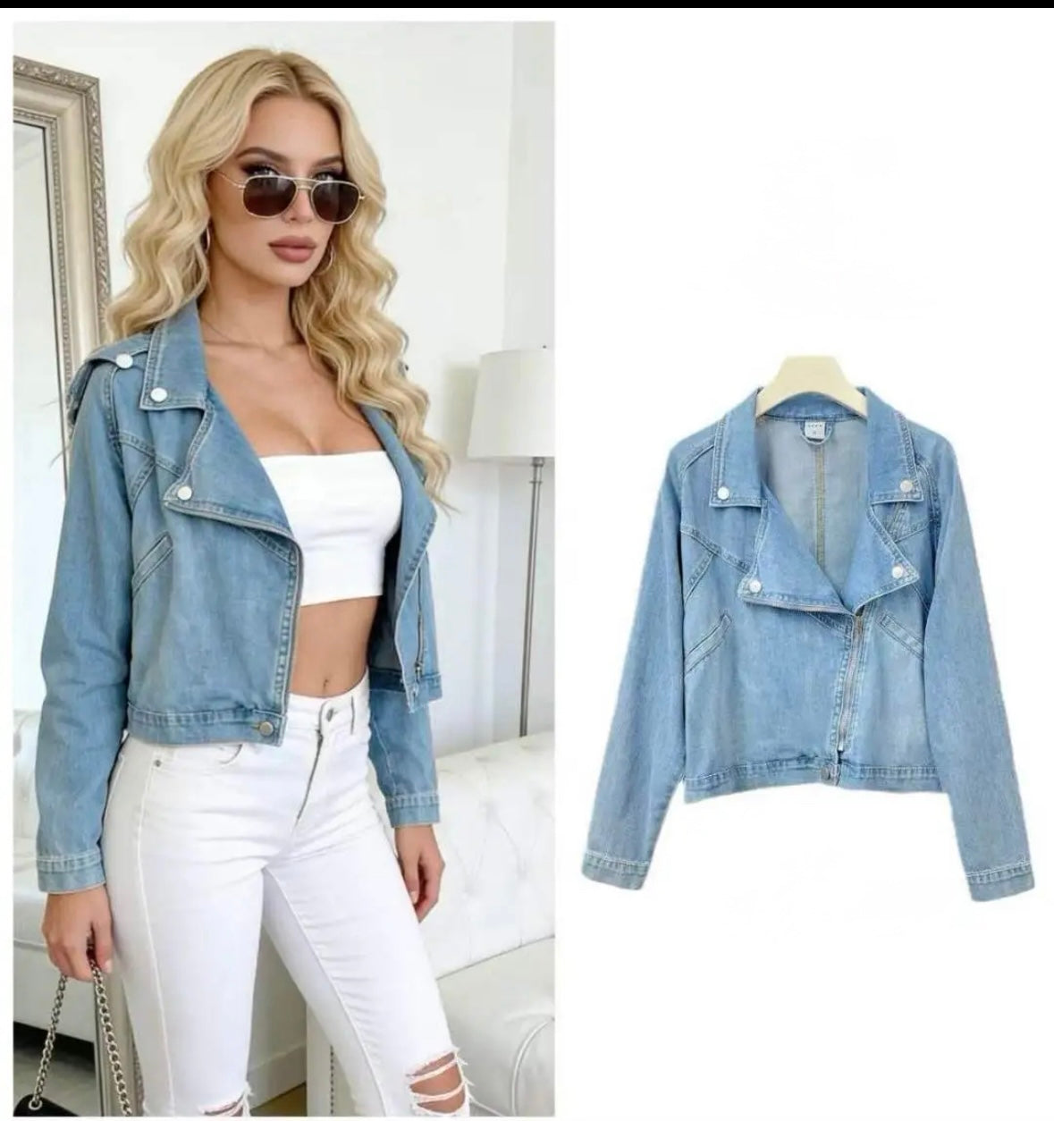 Giubbotto Denim  jeans