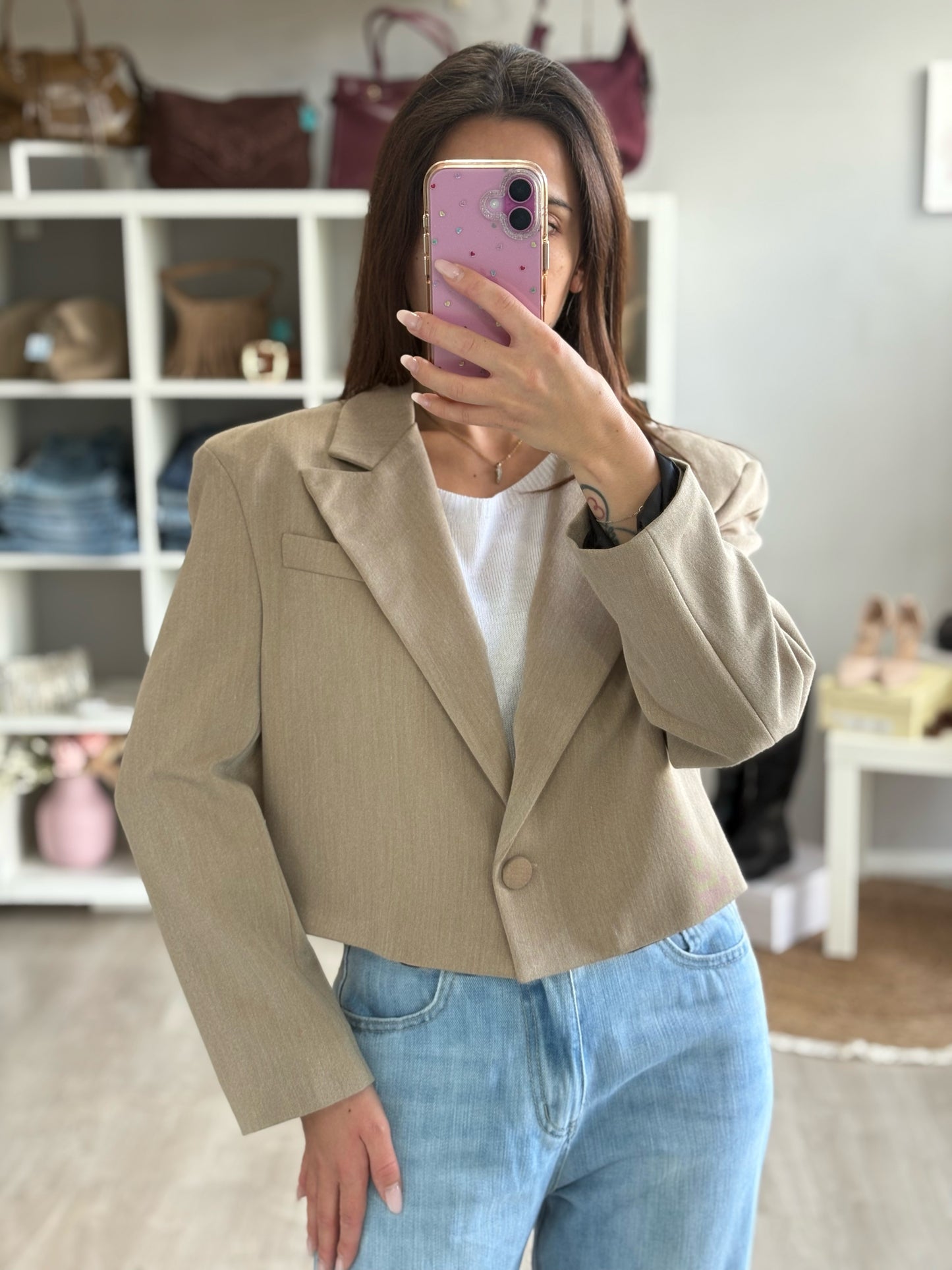 Giacca cropped