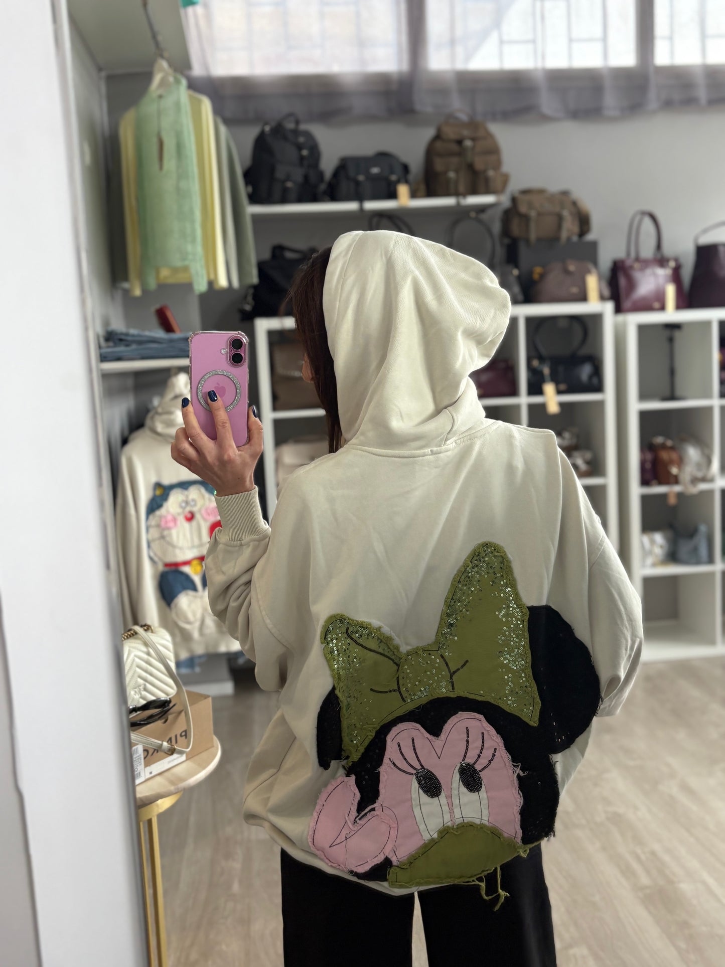 Giacca zip minnie