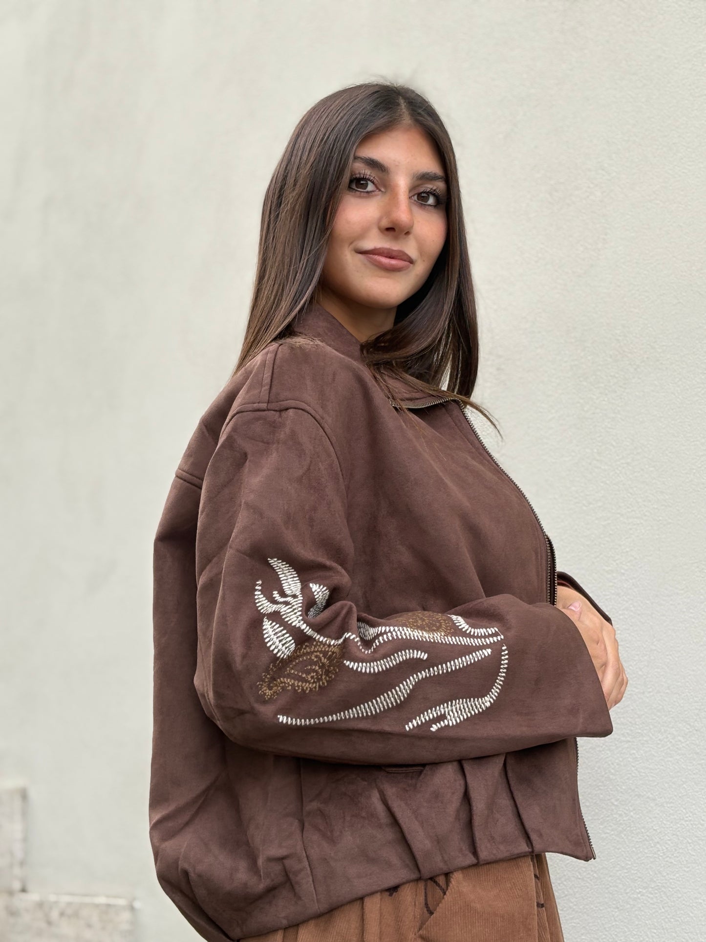 Giubbotto scamosciato Indie