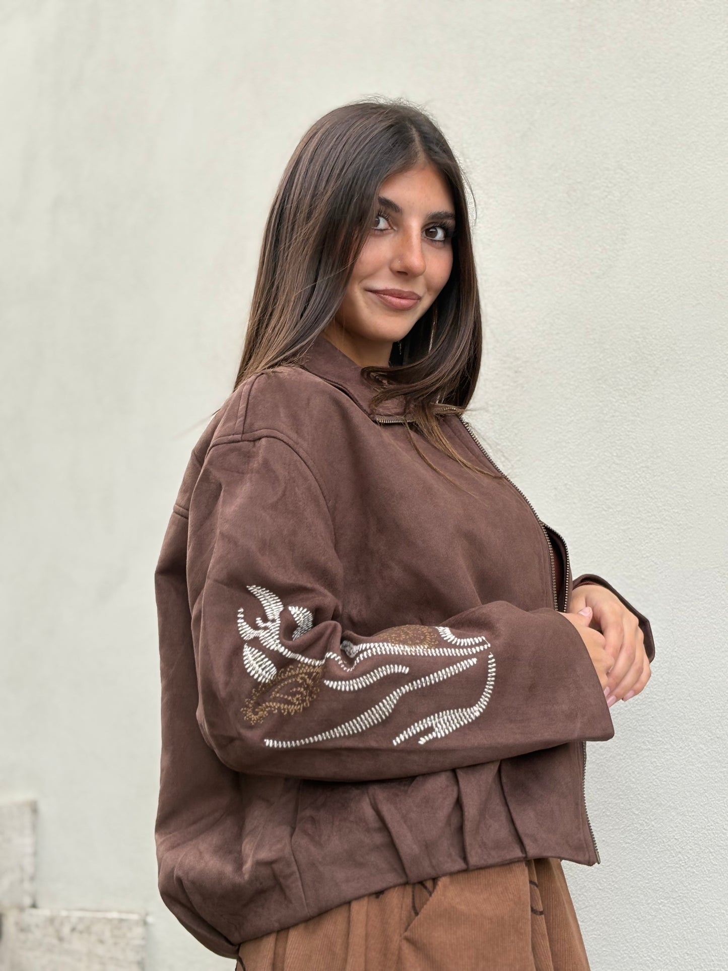 Giubbotto scamosciato Indie