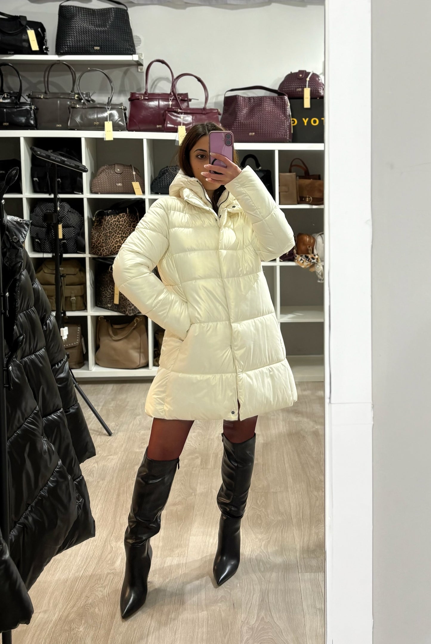 Giubbotto white Eleonora Stasi