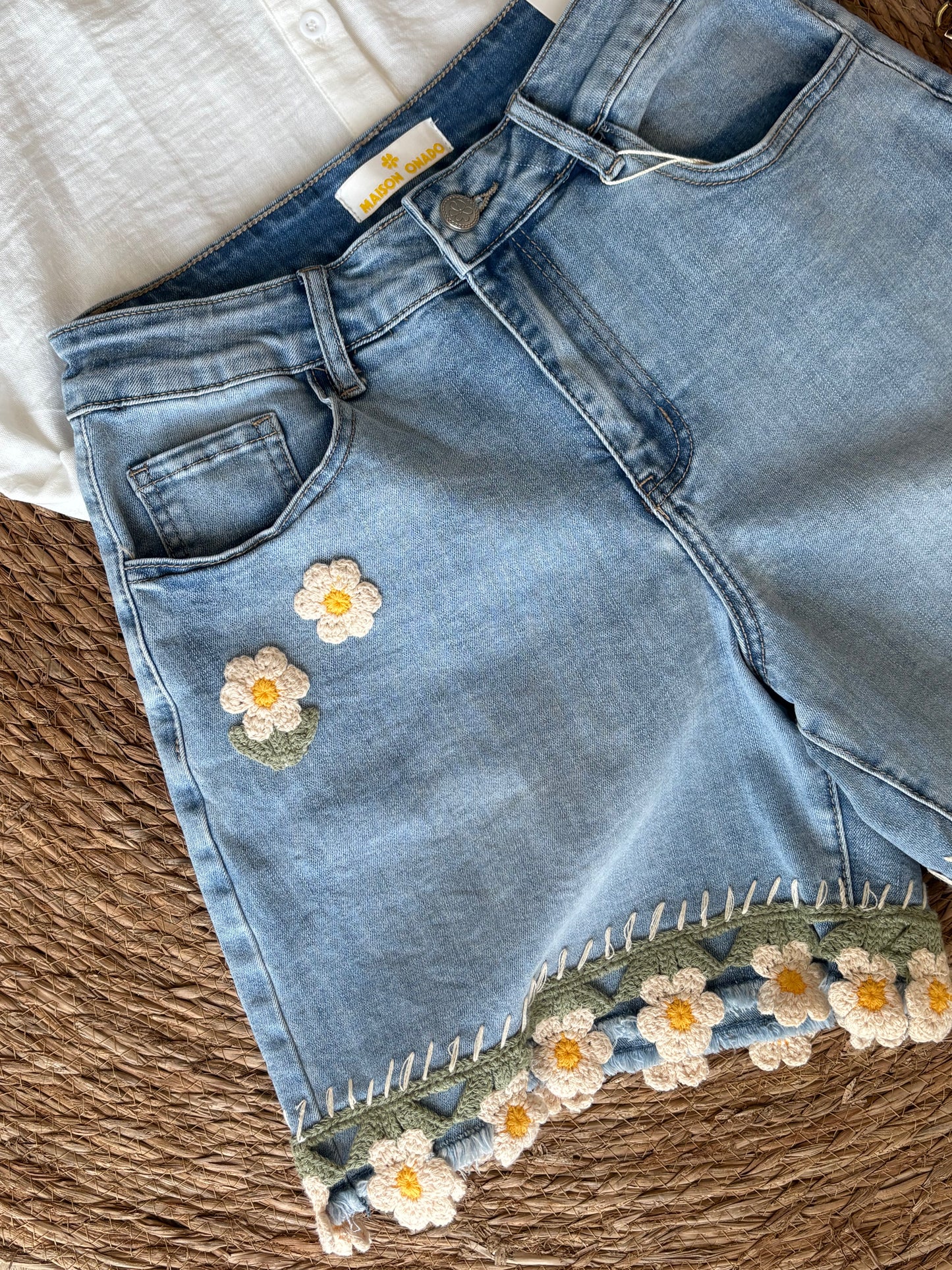 Jeans corto Fiorellini