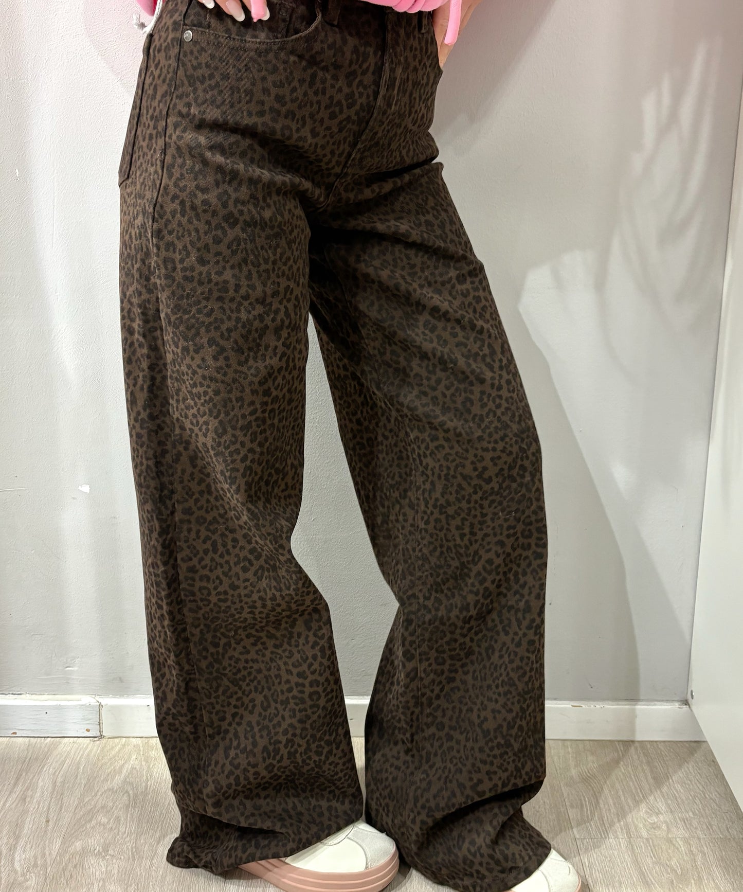 Jeans leopardato