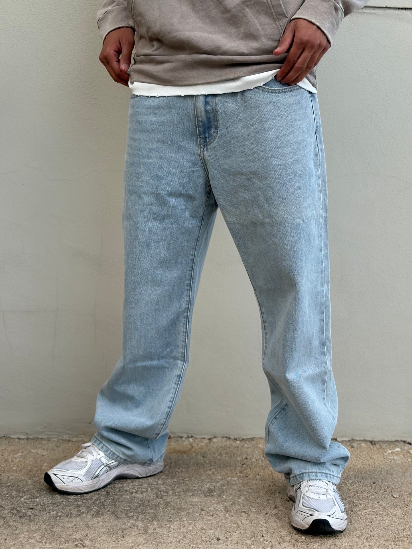 Jeans palazzo over
