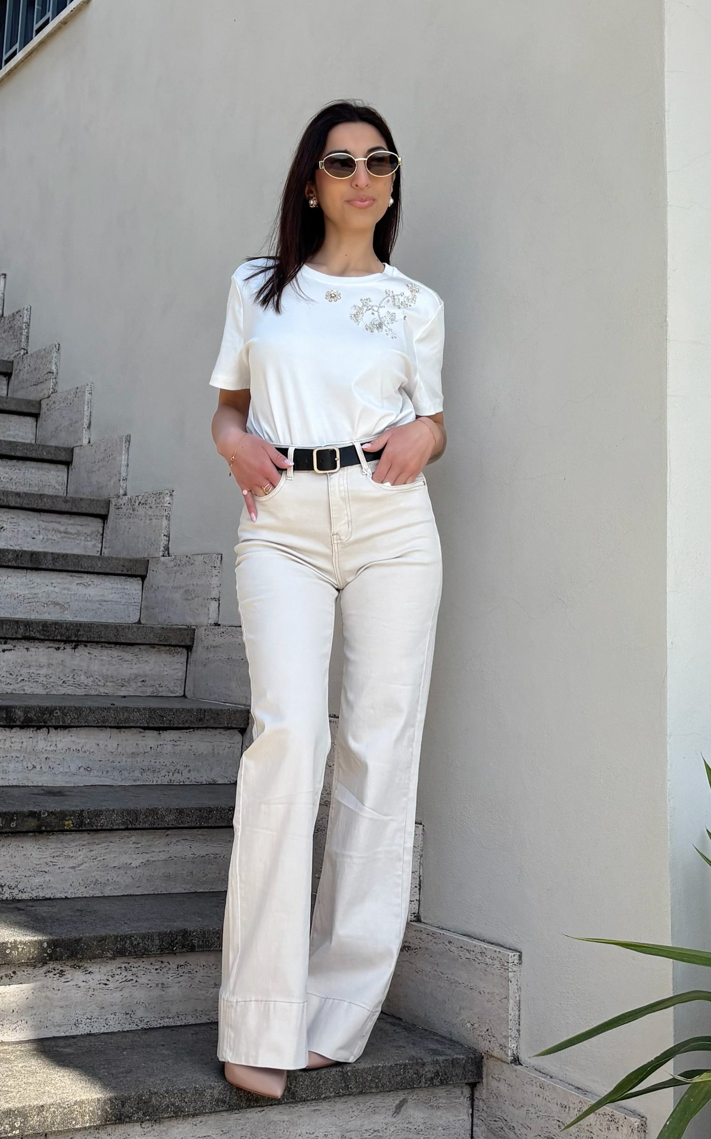 Jeans wide leg