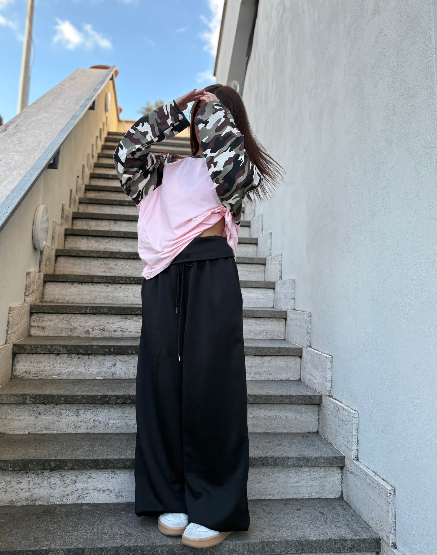 Long sleeve camuflage