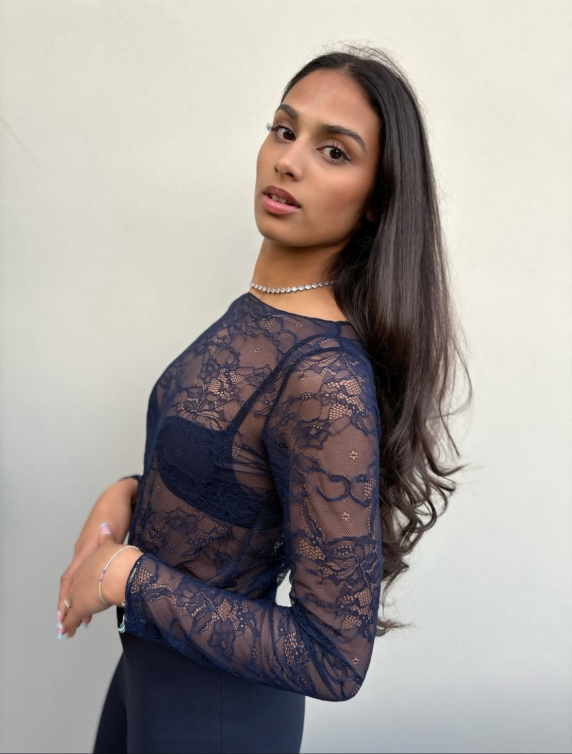 Maglia lingerie pizzo