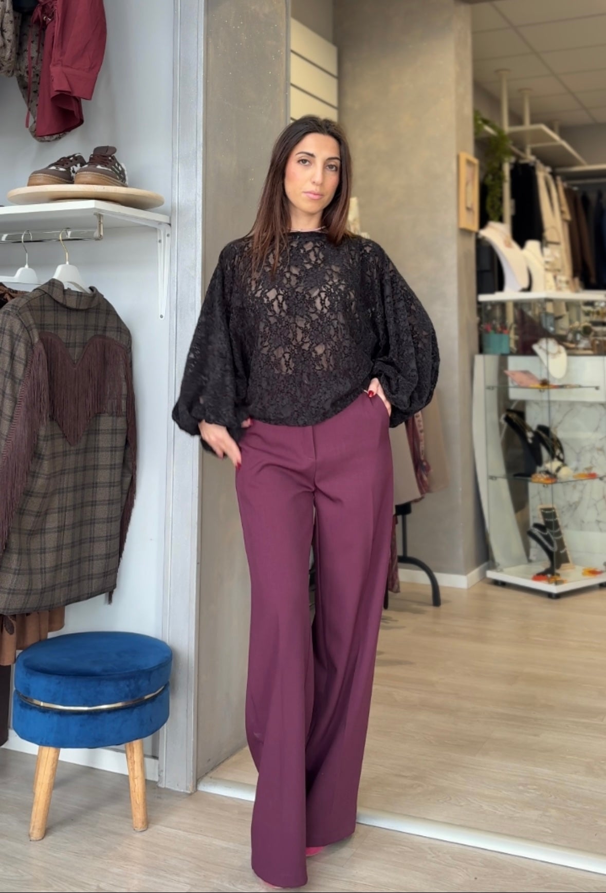 Pantalone sartoriale palazzo