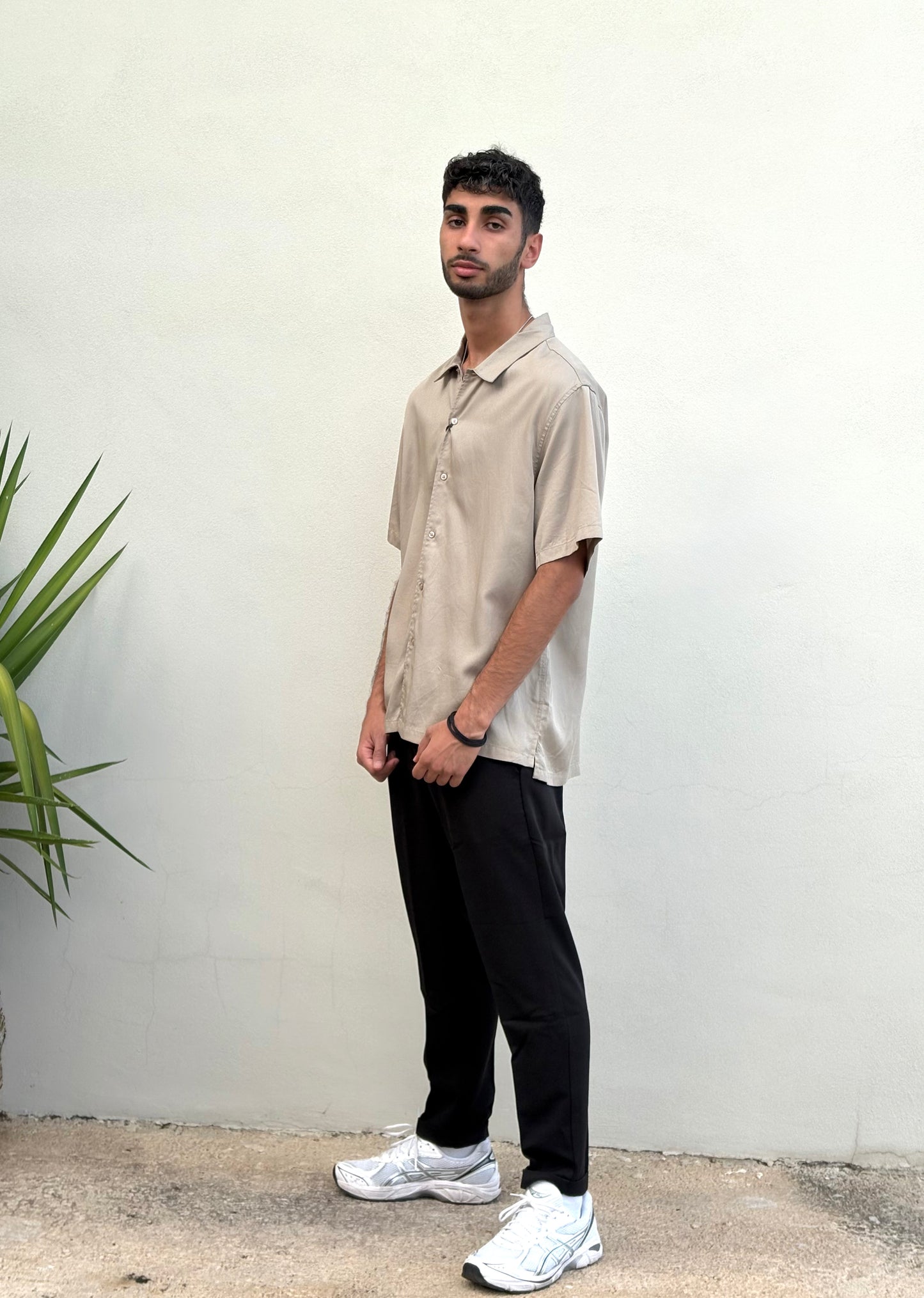 Pantalone tessuto boyfriend