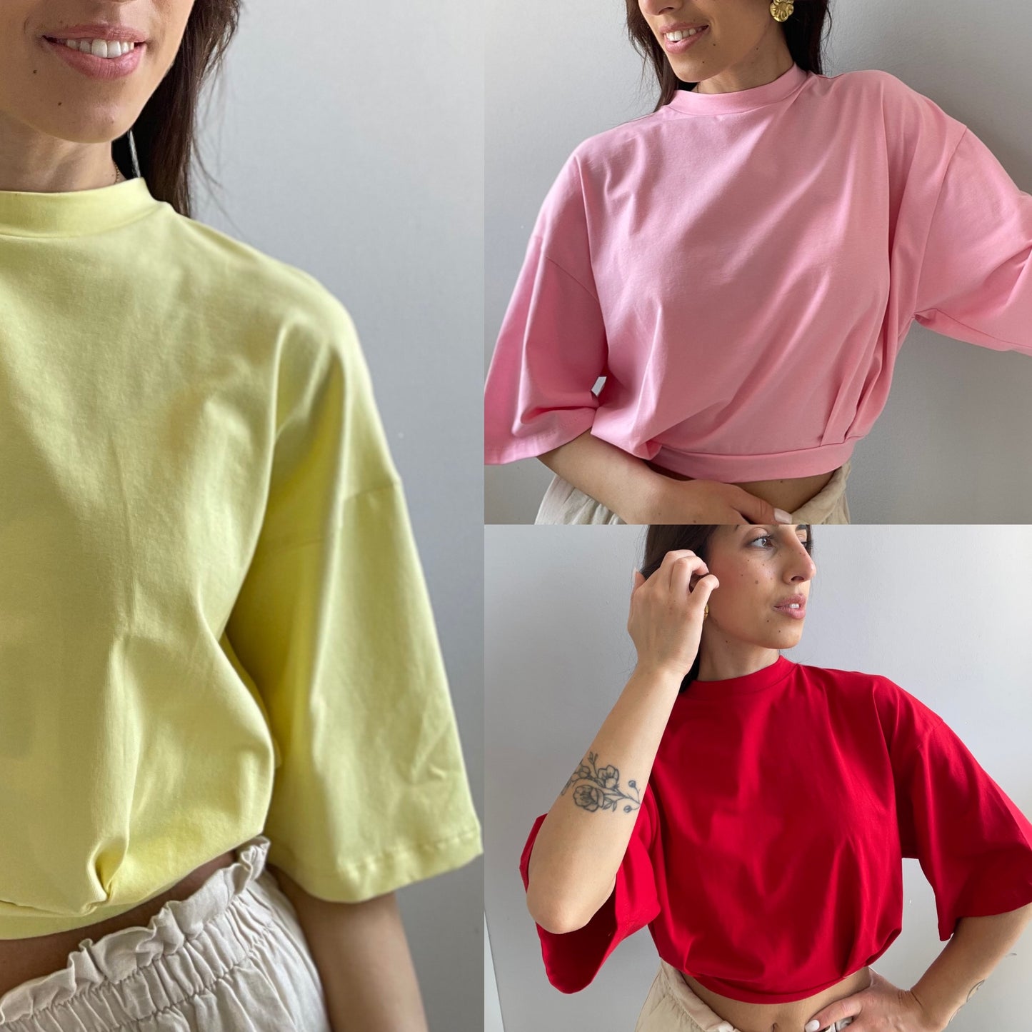 T-shirt crop