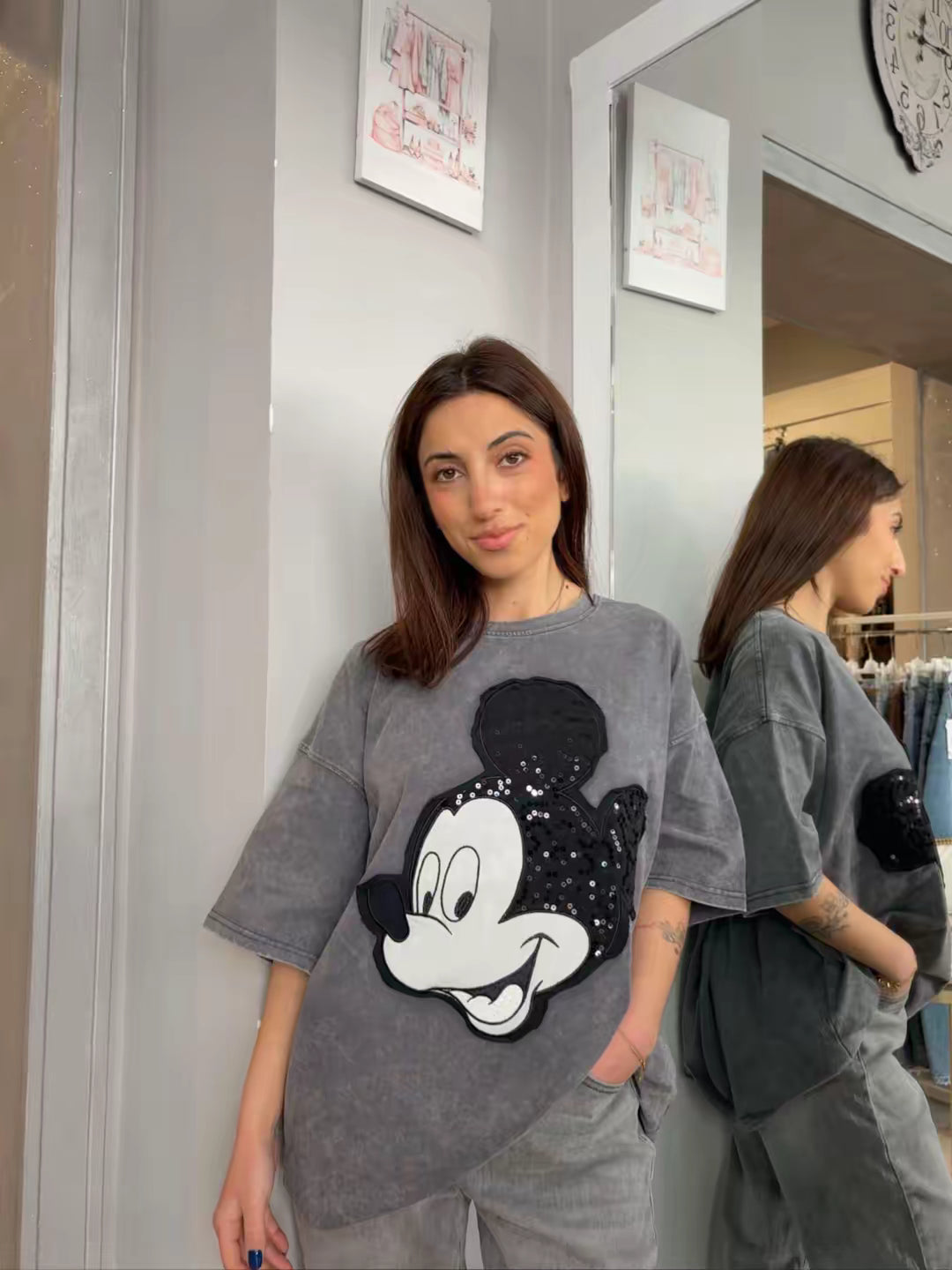 T-shirt topolino Civico 1